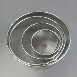 Набор металлических форм для оформления салатов