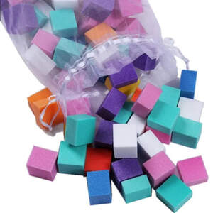 Набор Мини Бафы для ногтей Микс в мешочке, 50-60шт