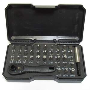 Набор насадок Neo Tools с трещоткой 38 шт