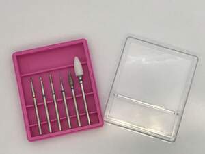 Набор насадок для аппаратного маникюра 9-1, 6 шт