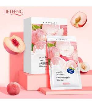 Набор ночных масок для лица с экстрактом персика Venzen 2мл30шт