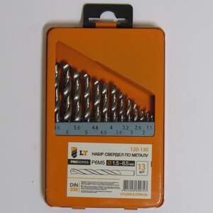 Набор сверл по металлу LT - 13 шт. (1,5-6,5 мм)