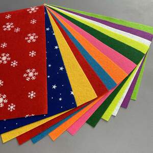 Набор фетра 1 мм толщина, 20 листов А4, - микс цветов