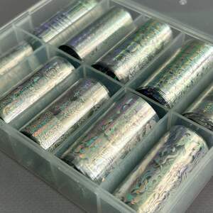 Набор фольги для дизайна ногтей ( голограмма)