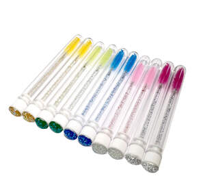 Нейлоновая щеточка для ресниц и бровей в тубусе