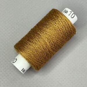 Нитки джинсовые, высокой прочности #10, охра col.299