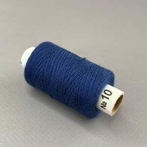 Нитки джинсовые, высокой прочности #10, темно-синие col. 065