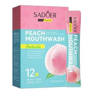 Ополаскиватель для рта с ароматом персика в стиках Sadoer