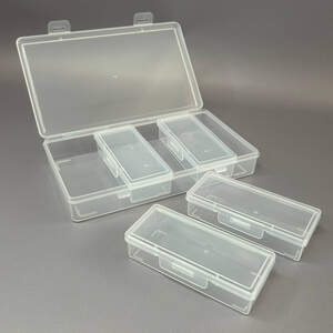 Органайзер на 4 отделения пластиковый 11,5х19,5 см для рукоделия