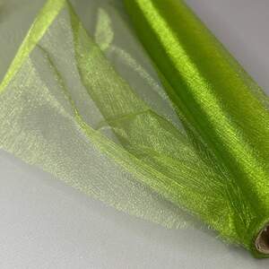 Органза декоративная, ширина 48см - 4,5м хаки