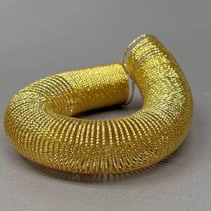 Основа для кольца пружина Ø20 мм, длина 13 см - лимонное золото 18К Основа для кольца пружина Ø20 мм, длина 13 см - лимонное золото 18К