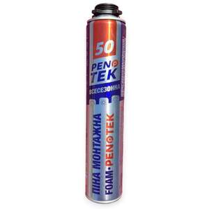 Пена монтажная всесезонная Penotek 50л