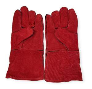 Перчатки краги красные Перчатки краги красные