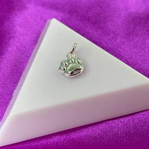 Подвеска Лапка гиппоаллергенный сплав 10х12 мм - серебро