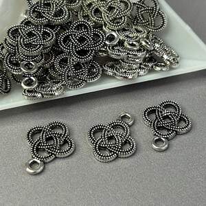 Подвеска металлическая Готика 13х17 мм, цвет Сталь