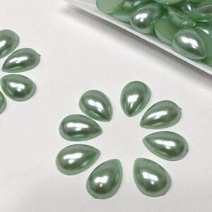 Полубусина капля цвет-08 10х14мм, 20 шт/уп