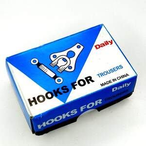 Пришивные брючные крючки - Черные 50 шт