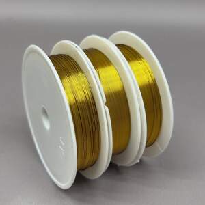 Проволока 0,3мм намотка 10 метров цвет - Золото