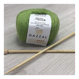 Пряжа Gazzal Baby Wool XL цвет 838 Хаки