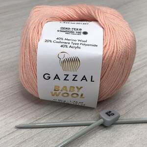 Пряжа Gazzal Baby Wool цвет 834