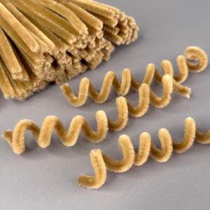 Пушистая проволока (синель) 30см - капучино