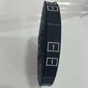 Размерник тканевый (жаккард) # 1 960шт. Черный