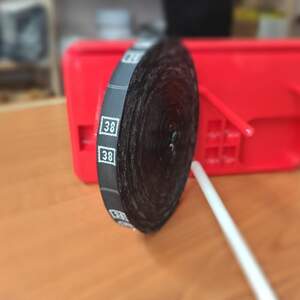 Размерник тканевый (жаккард) # 38 960шт. Черный