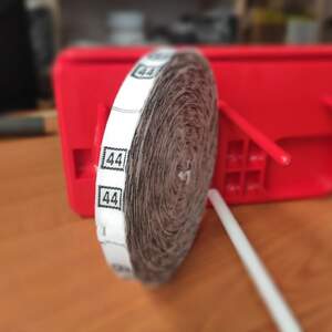 Размерник тканевый (жаккард) # 46 960шт. Белый