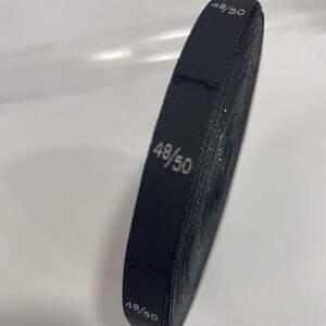 Размерник тканевый (жаккард) # 48/50 960шт. Черный