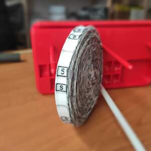 Размерник тканевый (жаккард) S 960шт. Белый