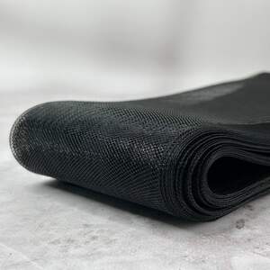 Регилин (кринолин) 100мм (10 см) черный (моток-18м)