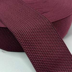 Резинка поясная, манжетная - 6см/25ярд. свекольный