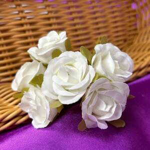 Роза букет 6 цветков - айвори