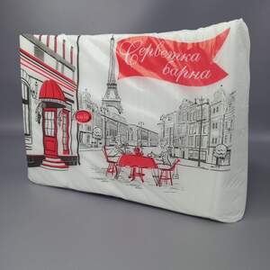 Салфетки бумажные 400 шт. барные белые, однослойные, 20х22 см