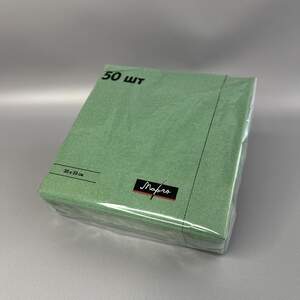 Салфетки бумажные банкетные Марго двухслойные 50 шт/уп. размер 33см х 33см