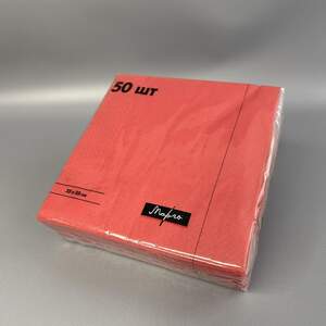 Салфетки бумажные банкетные Марго двухслойные 50 шт/уп. размер 33см х 33см