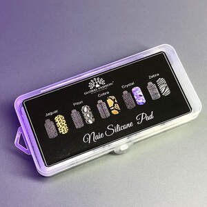 Силиконовые вкладыши (молды) Global Fashion для дизайна на верхних формах с принтом, 60 шт Силиконовые вкладыши (молды) Global Fashion для дизайна на верхних формах с принтом, 60 шт