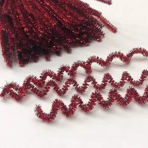 Синельная проволока люрекс - красная Синельная проволока люрекс - красная