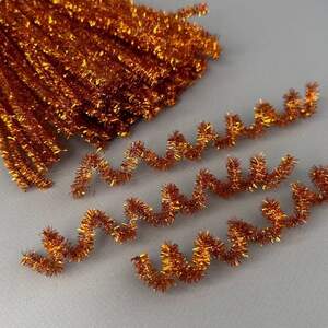 Синельная проволока люрекс - Медная Синельная проволока люрекс - Медная