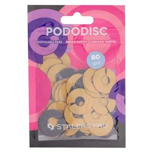Сменные файлы для пластикового диска Staleks Pro 15мм #80 50шт