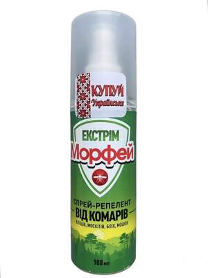 Спрей Морфей Экстрим от комаров, клещей и других насекомых, 100мл