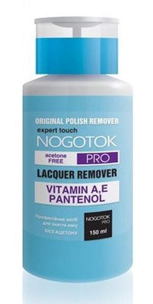 Средство для снятия лака Nogotok без ацетона с витаминами А, Е и пантенолом, 150 мл Средство для снятия лака Nogotok без ацетона с витаминами А, Е и пантенолом, 150 мл