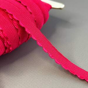 Становая резинка для белья 1смх1м - малиновый яркий