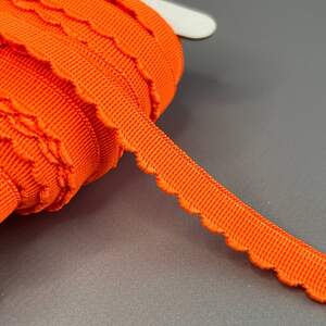 Становая резинка для белья 1смх1м - оранж неон Становая резинка для белья 1смх1м - оранж неон