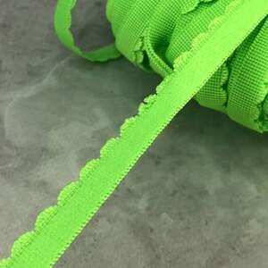 Становая резинка для белья 1смх1м - салатовый неон Становая резинка для белья 1смх1м - салатовый неон