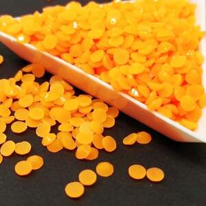 Стразы холодной фиксации акриловые SS16 - неон оранжевый #041 - 5гр/уп Стразы холодной фиксации акриловые SS16 - неон оранжевый #041 - 5гр/уп