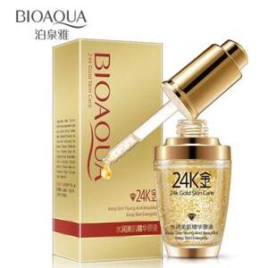 Сыворотка для лица с частицами золота Bioaqua 24K Gold Essence, 30мл Сыворотка для лица с частицами золота Bioaqua 24K Gold Essence, 30мл