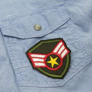 Термоаппликация, нашивка на одежду 5,5х6см U.S.Army