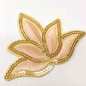 Термонаклейка Лотос- 1 шт, 6х7,5см цвет #2