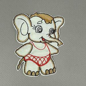 Термонаклейка Слоник - 1 шт, 5х8см #7